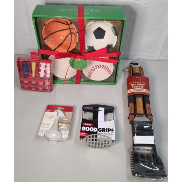 Assorted Brand New Kitchen Items & More