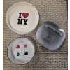 Image 1 : Cool Vintage Ash Tray Group Including 2 Ceramic & 1 Metal. In Excellent Condition 