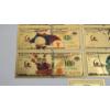 Image 3 : (6) Kung-Fu Panda 999999 24K Gold Foil Banknotes Set w/ COA