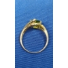 Image 4 : Vintage 14K Gold Oval Green Peridot Ring - Size 10 - Weight: 3.1g