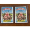 Image 1 : 1985 Garbage Pail Kids - Dirty Harry & Rob Slot Cards - 52A & 52B - Mint Condition