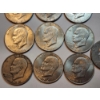 Image 3 : x10 Assorted Years Eisenhower Clad Dollars FV: $10.00 & Atlantic City Casino $1 Coin