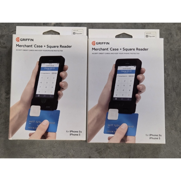 Two New Merchant Case + Square Readers For iPhone 5 & 5s