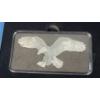 Image 2 : 2019 1 Oz 999.9 Silver Solomon Islands $2 Hunters Of The Sky Bald Eagle Reverse Proof Coin W/ COA
