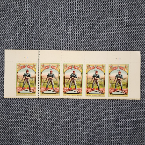Lot of Five Take Me Out to the Ball Game United States Stamps ~ UNUSED!