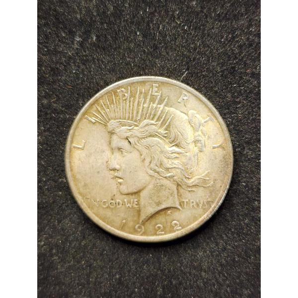 1922-P Silver United States Peace Dollar