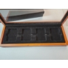 Image 2 : Wooden Glass-Top Coin Display/Storage Box - Holds 4 Standard Slabs