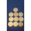 Image 1 : Assorted Years 90% Silver Franklin Half Dollars - Face Value: $5.00