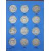 Image 2 : 90% Silver Franklin Half Dollar Collection Book 1948-to 1963 Completely Filled! ~ $17.50 Face Value 