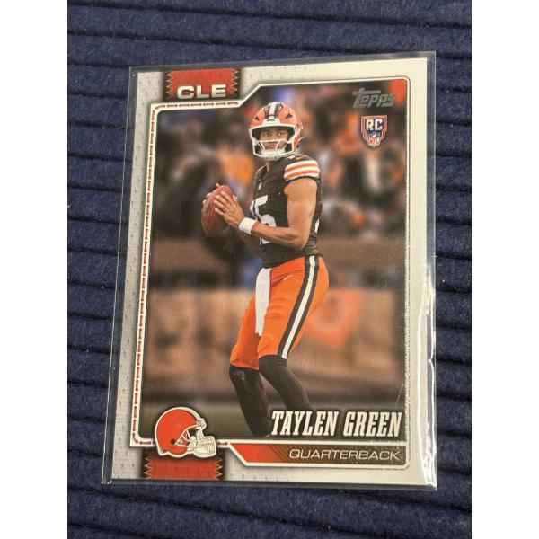 Rookie Card - Taylen Green Quarterback - Cleveland Browns - Topps 2026