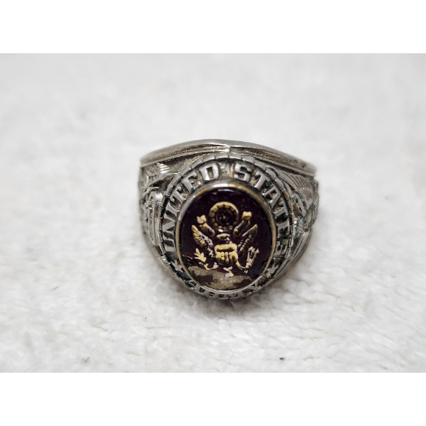 United States Army Stainless Steel Men's Collectible Ring