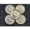 Image 1 : Five United States 40% Silver Kennedy Half Dollars ~ $2.50 Face Value