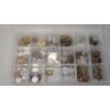 Image 4 : Large Lot Of Assorted Foreign Paper Currency & U.S/Foreign Coins In Coin Storage Box 