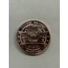 Image 2 : Walking Liberty .999 Fine One Troy Ounce Copper Coin - Mint Condition