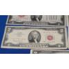 Image 4 : (5) $2 Red Seal Notes - Series 1928 F, 1953 x2, 1953 A, 1963