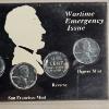 Image 3 : 1943 Lincoln Steel Cents Wartime Emergency Issue Five Coin Collection Set