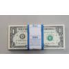 Image 2 : $100 Uncirculated Sequential BEP Wrapped Series 2006 Federal Reserve $1 STAR Notes - FV: $100