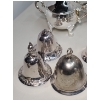 Image 2 : Large Collection Of Silverplated Items - Bells, Trinket Box & More - Approx Weight: 7.4 LBS