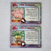 Image 2 : Two Vintage Topps Pokemon Trading Cards ~ Exeggcute #102 & Exeggutor #103