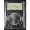 Image 1 : RARE 1955 Canada Silver Dollar ARNPRIOR Variety Graded PCGS MS63