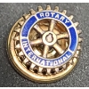 14K Gold Rotary International Lapel Pin - Weight: 0.7g
