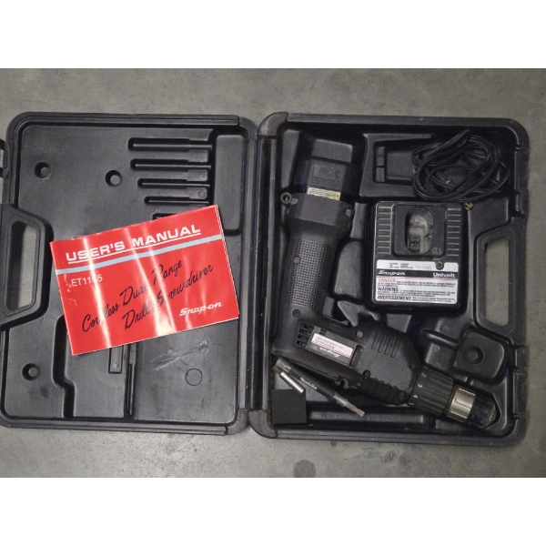 Snap On Professional 3/8 Cordless Drill In Hard Case