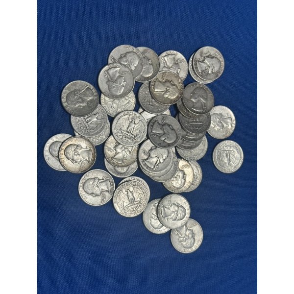 Assorted 90% Silver Quarters - $10 Face Value