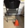 Image 2 : Black Folding Chair & Orange Small Traffic Cone - Lifetime Chair
