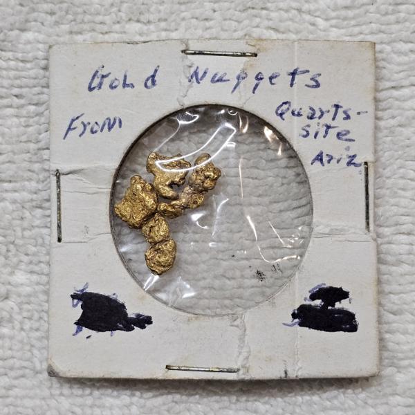 (4) Natural Placer Gold Nuggets - Weighing 2.9g