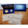 Image 1 : 1986 Statue of Liberty 2-Coin Commemorative Proof Set Including Silver