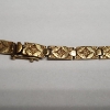 Image 4 : Gorgeous Vintage 14K Yellow Gold Link Bracelet - 7" - Total Weight: 7.9g