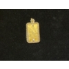 Image 2 : Suisse 1 Gram 999.9 Fine Gold Bar Pendant With 14K Gold Clasp - Total Weight: 1.9g