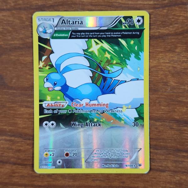 Altaria 74/108 Holo Rare Vintage 2015 Pokemon Trading Card