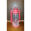 Image 1 : Antique Red metal barn Lantern 12" Tall Not Including Handle - See Pics