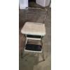 Image 1 : PICKUP IN CANTON -  VINTAGE METAL STOOL / CHAIR AS SHOWN - EXC CONDITION