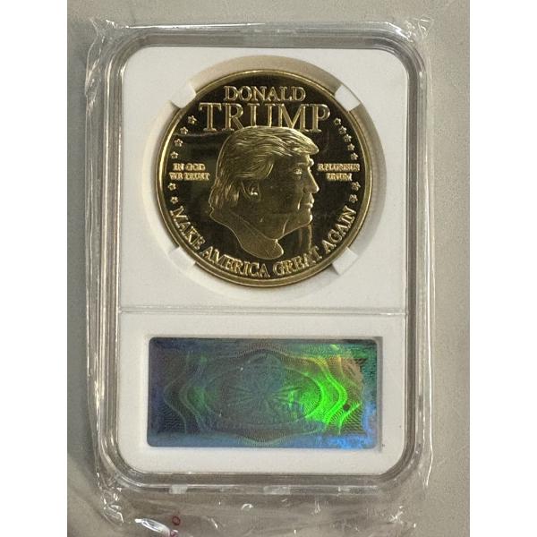 2020 Donald J. Trump Campaign Collector Coin In Protective Holder - Mint Condition