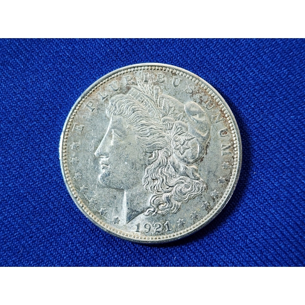 1921-D 90% Silver Morgan Dollar