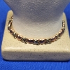 Image 1 : 10k Yellow Gold Bracelet with Rose Gold Hearts - 4.2g TW
