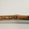 Image 6 : Handcrafted Wood Burned Joshua 24:15 Walking Hiking Stick With Textured Cross And Wrist Strap, 58"