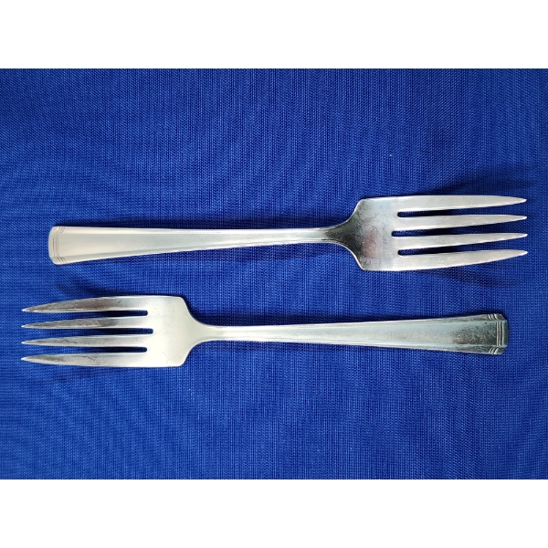 Two Sterling Silver Westmorland Forks ~ Weighing 69.2 Grams Total