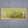 Image 5 : 2ND Amendment Right to Keep & Bear Arms 999999 $2 Gold Foil Note ~ In Mint Condition!