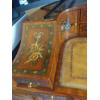 Image 8 : Unique Fantastic Example! - Ladies Personal Secretary Desk  & Chair - Hand Painted - Inlay - Leather