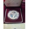 Image 2 : U.S. SILVER COINS - 1988 U.S.OLYMPIC PROOF SILVER DOLLAR IN VELVET CASE - .8594 Tr Oz SILVER