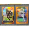 Image 4 : Lot of Five Panini Cleveland Browns NUMBERED /249 Orange Foil Trading Cards 