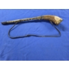 Image 1 : Vintage Music Instrument With Horn Bell And Leather Carrying Strap 25.5''
