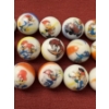 Image 3 : Extremely Rare Vintage Woody Wood Pecker Hand Painted 15 Piece Marble Advertising Set - Mint
