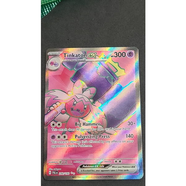 2023 Tinkaton EX 240/193 Ultra Rare Holo Pokémon Trading Card