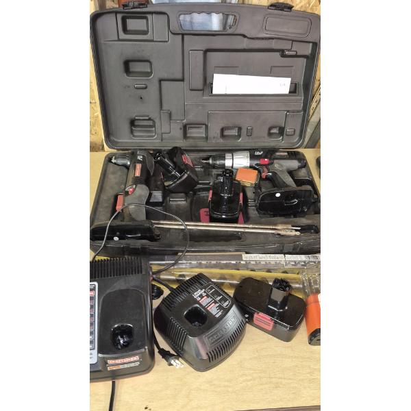 Louisville Home Pickup - Crafstman Battery Operated Tool Set Plus Extras - See Pics - All Working Ex