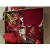 Image 2 : *Pick Up At Mantua Home-No Shipping Available*  Gray Tote filled with Christmas Decor - Ornaments