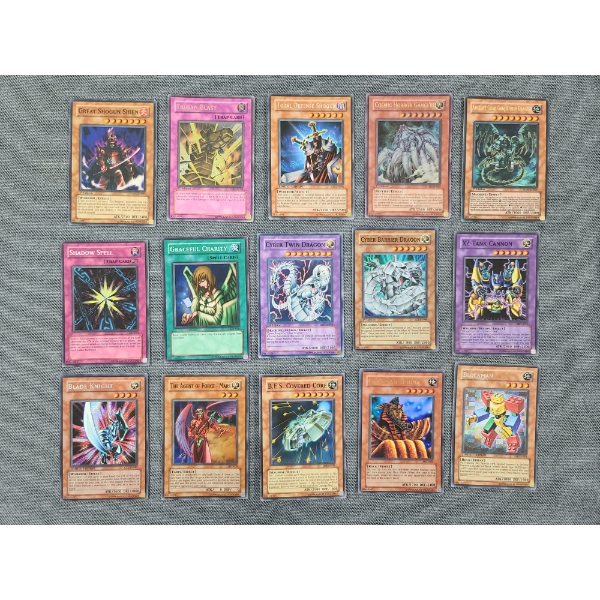 Lot of 15 Assorted Yu-Gi-Oh Trading Cards Ft. Holos, Rares & Limited Edition! 